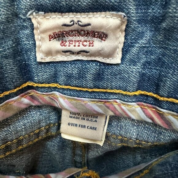 Abercrombie & Fitch Capri‎ Cargo Jeans Vintage Blast Retro Y2K Boho Size 6 - Picture 6 of 8